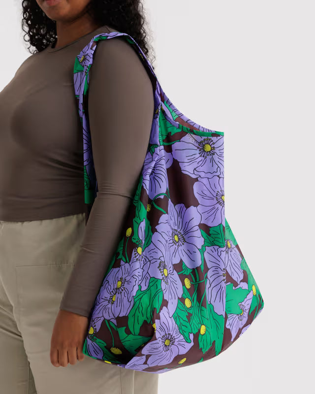 Big Baggu | Maroon Poppy