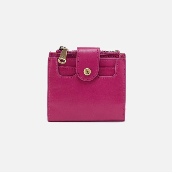 Dunn Mini Wallet - Polished Leather  | Cactus Flower