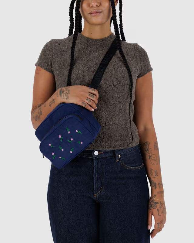 Fanny Pack | Embroidered Wildflower