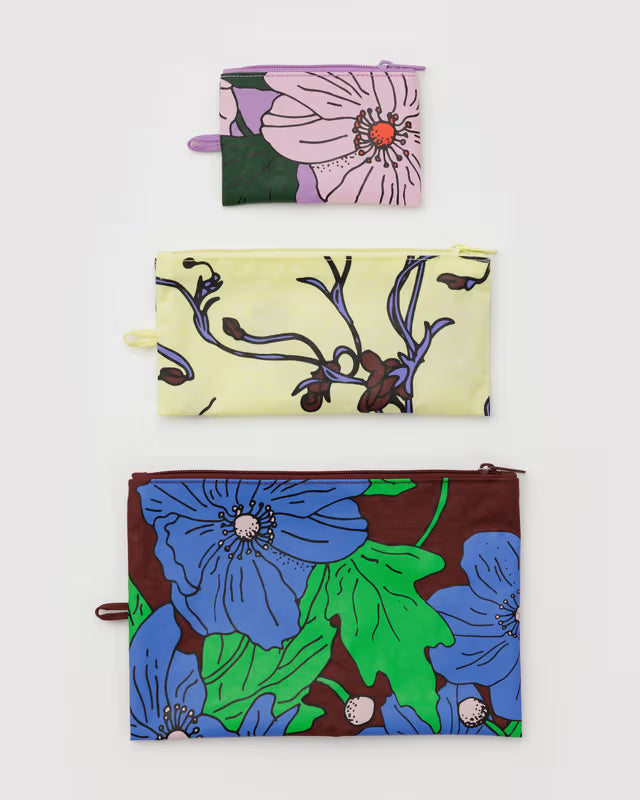 Flat Pouch Set | Poppy Mix