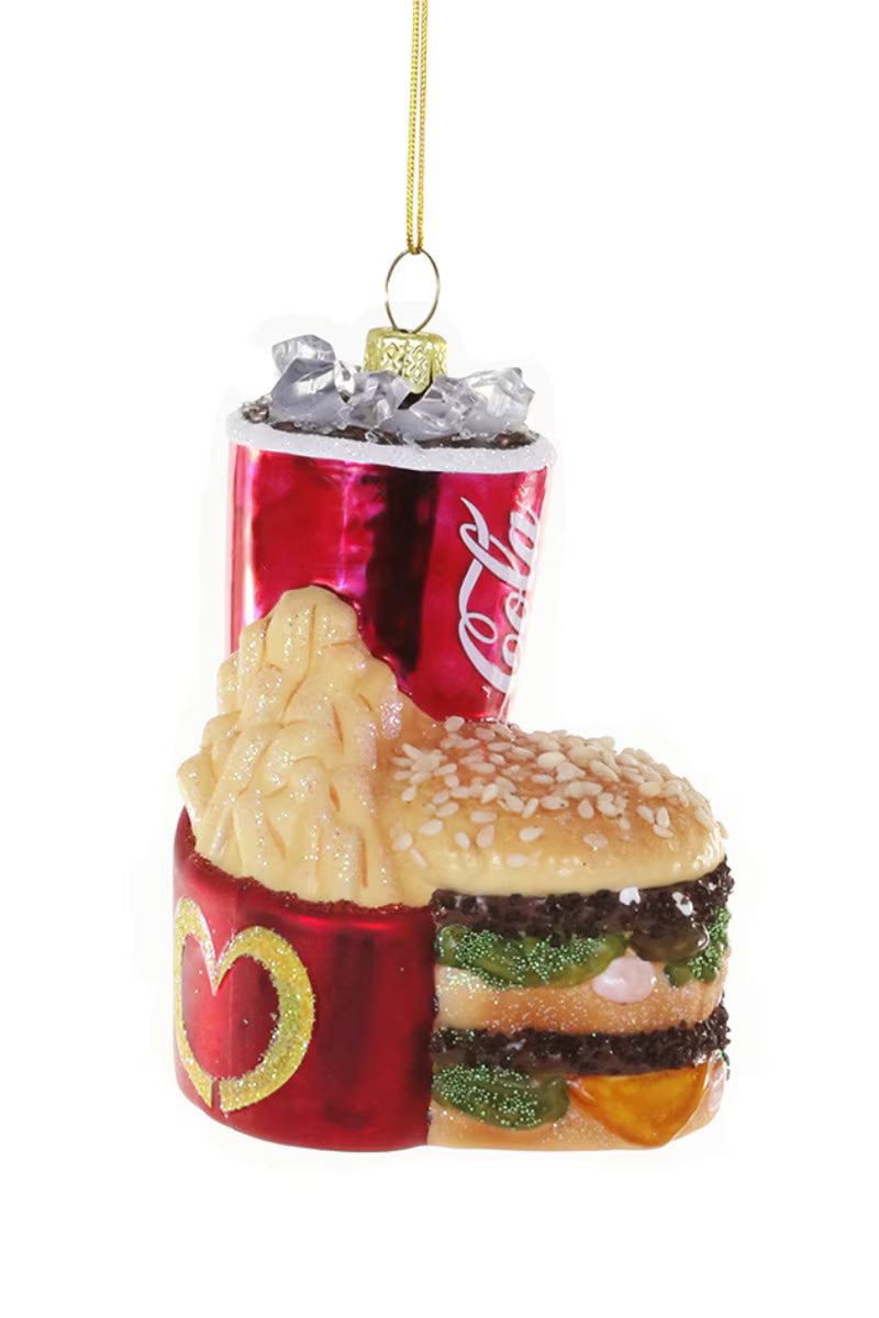 Cody Foster Holiday Fast Food Burger Ornament