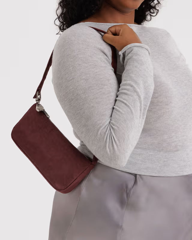 Nylon Pochette | Mahogany