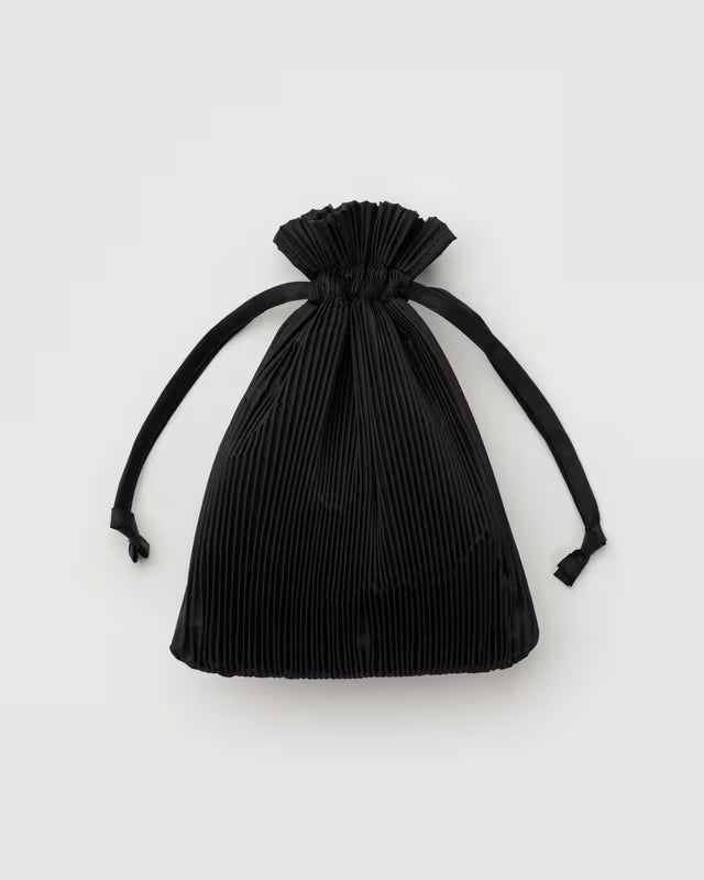 Pleated Baggu | Black