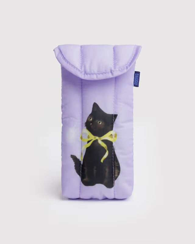 Puffy Glasses Sleeve | Fancy Cats
