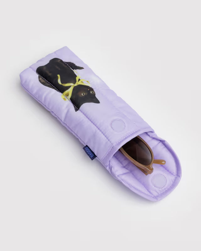 Puffy Glasses Sleeve | Fancy Cats