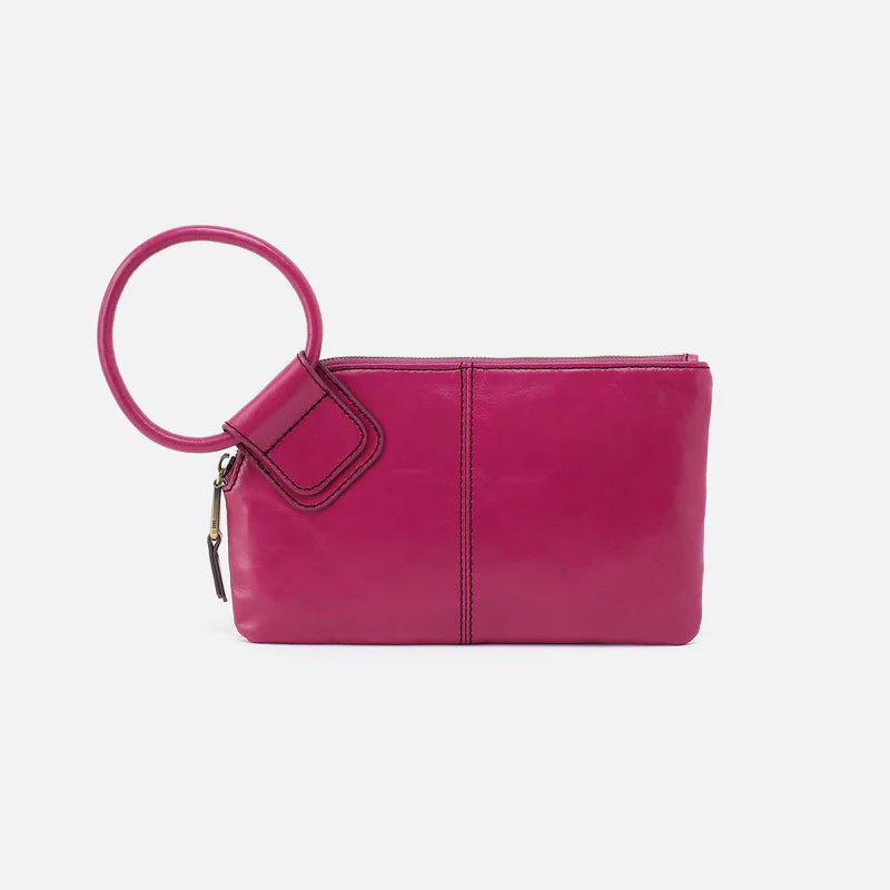 Sable Wristlet - Polished Leather | Cactus Flower