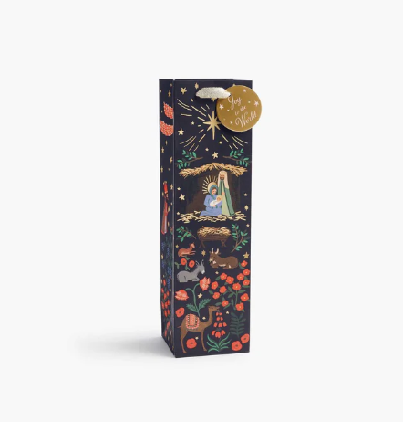Nativity Gift Bag - Wine
