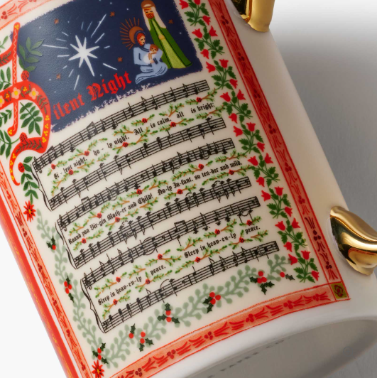 Christmas Carolers Porcelain Mug