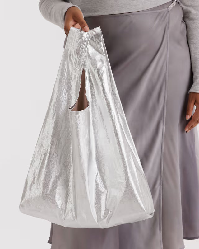 Standard Baggu | Chrome Metallic