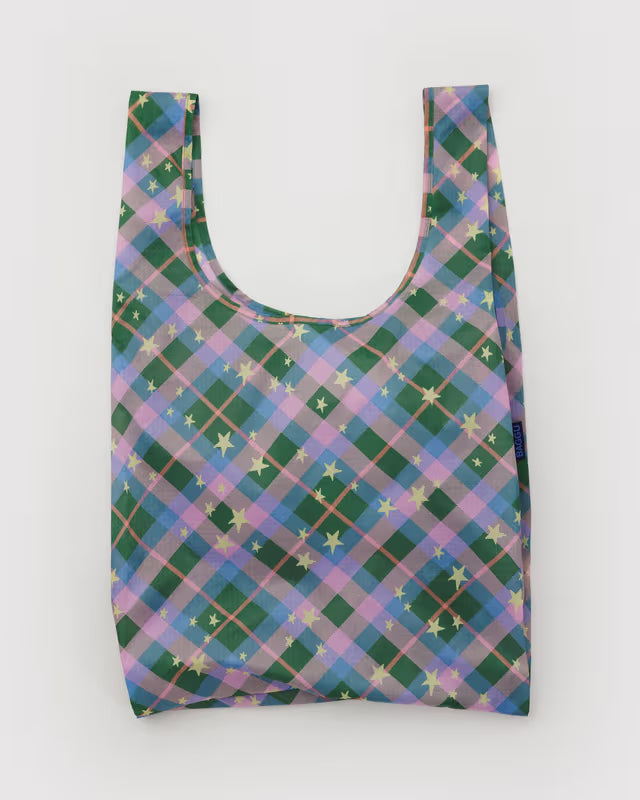 Standard Baggu | Green Star Plaid