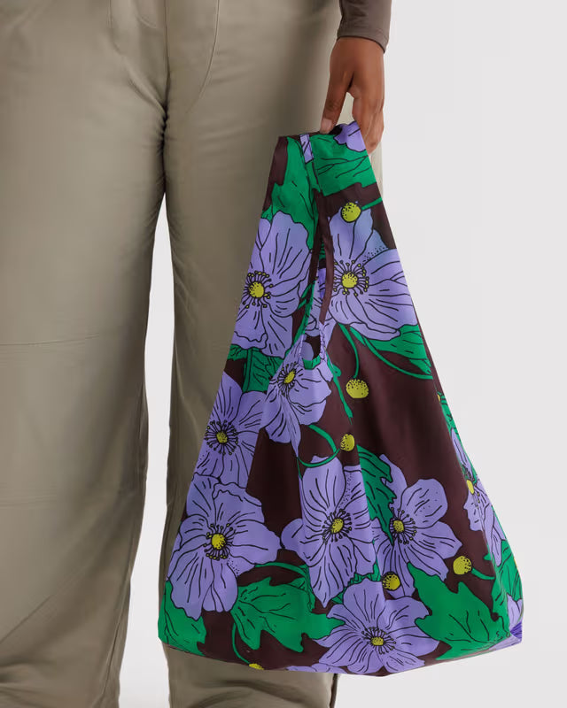 Standard Baggu | Maroon Poppy