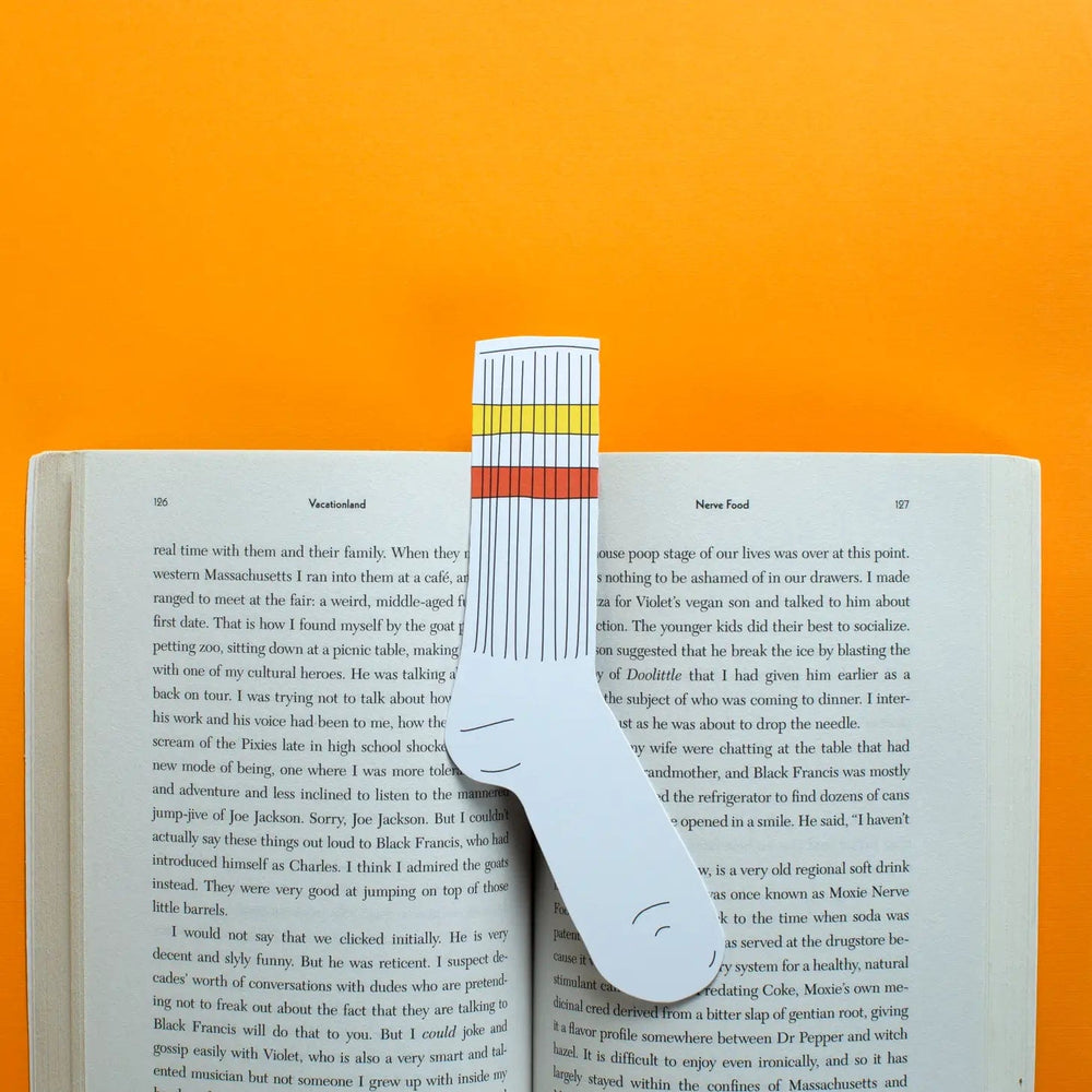 Humdrum Paper Bookmark Sock Bookmark