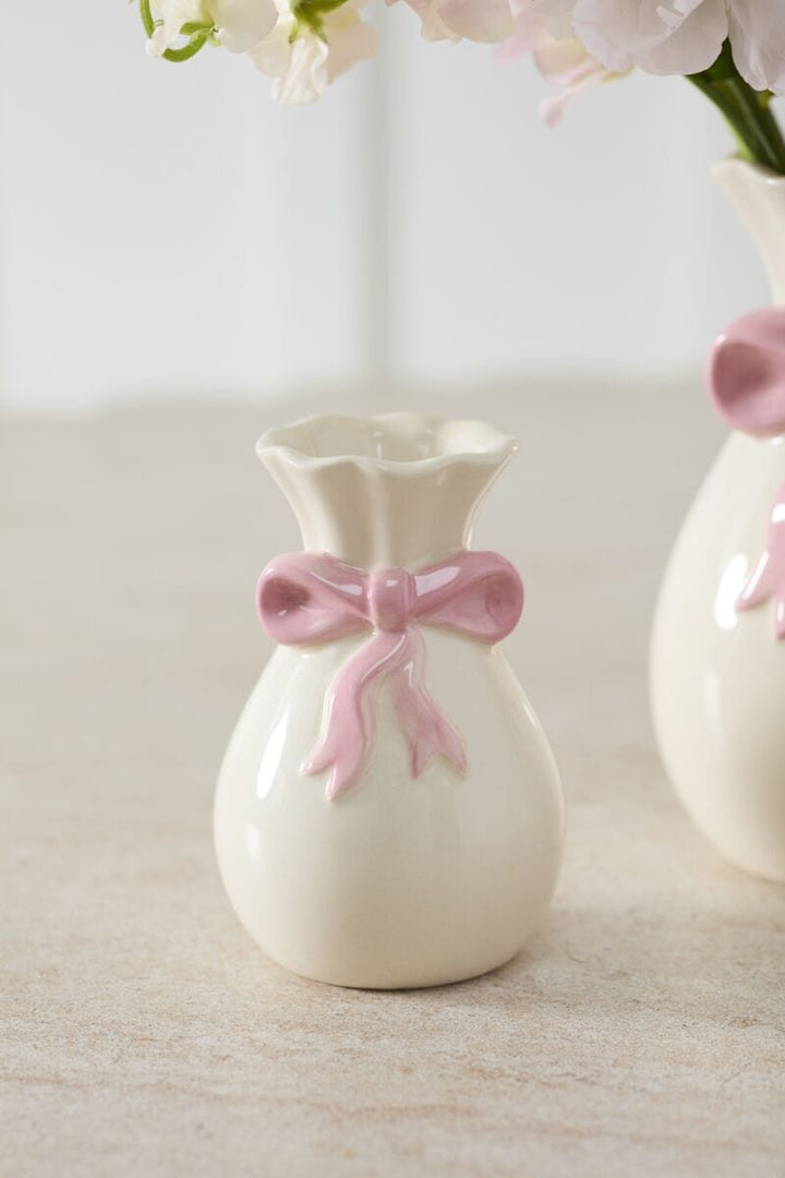 Accent Decor Home Small - 3.75" x 5.75" Heartstring Vase