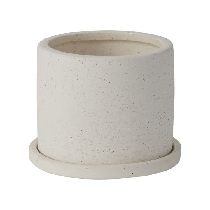 Accent Decor Plants 5" x 3.5" Easton Pot with Saucer