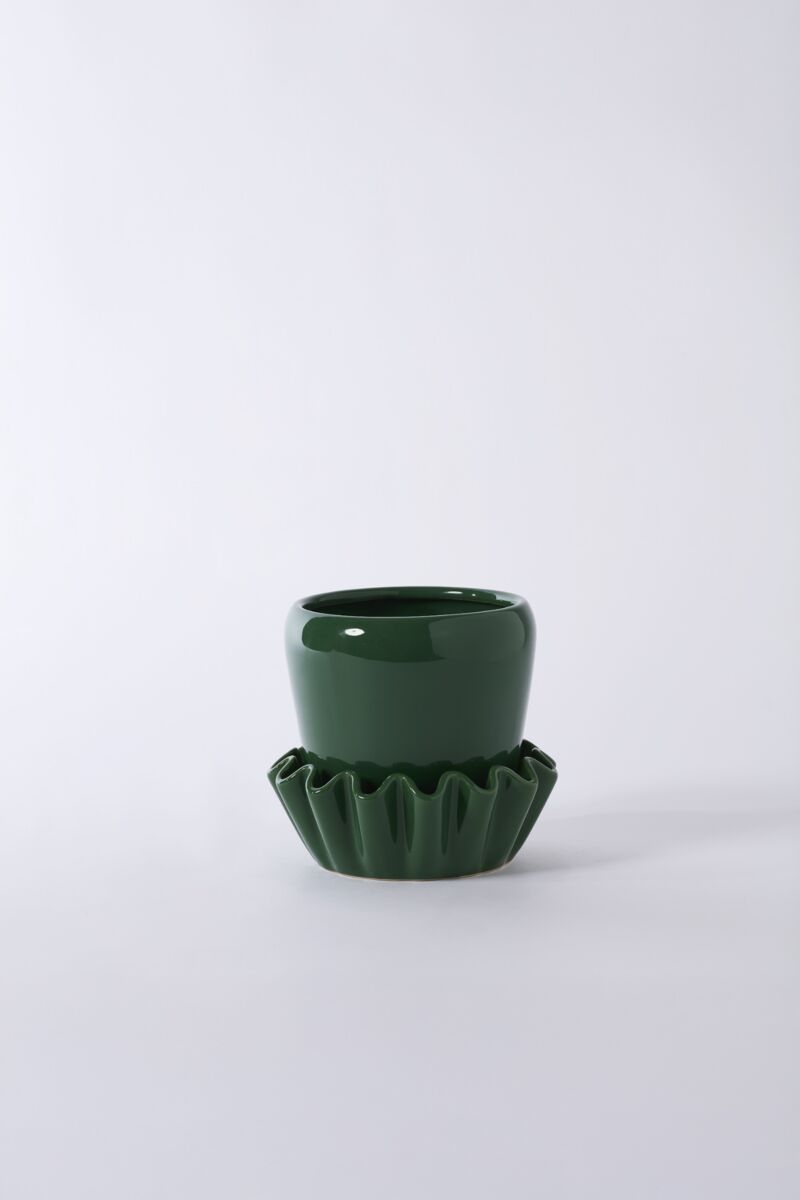 Accent Decor Plants Lorelai Pot with Saucer