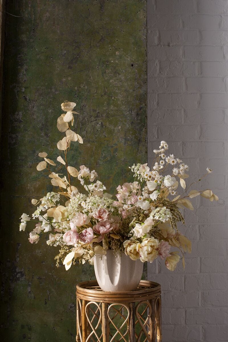Accent Decor Plants Off-White Beaumont Pot - 7.5" x 6.5"