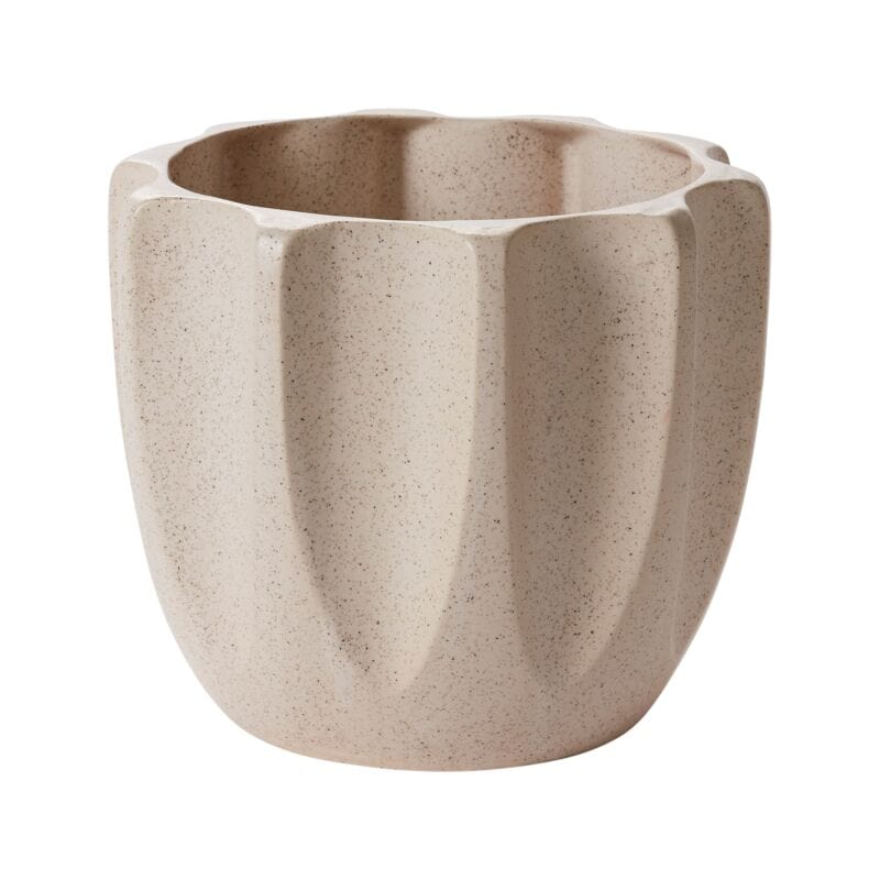 Accent Decor Plants Off-White Beaumont Pot - 7.5" x 6.5"