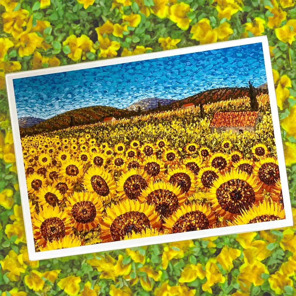 Allport Cards Sunflowers Birthday Card