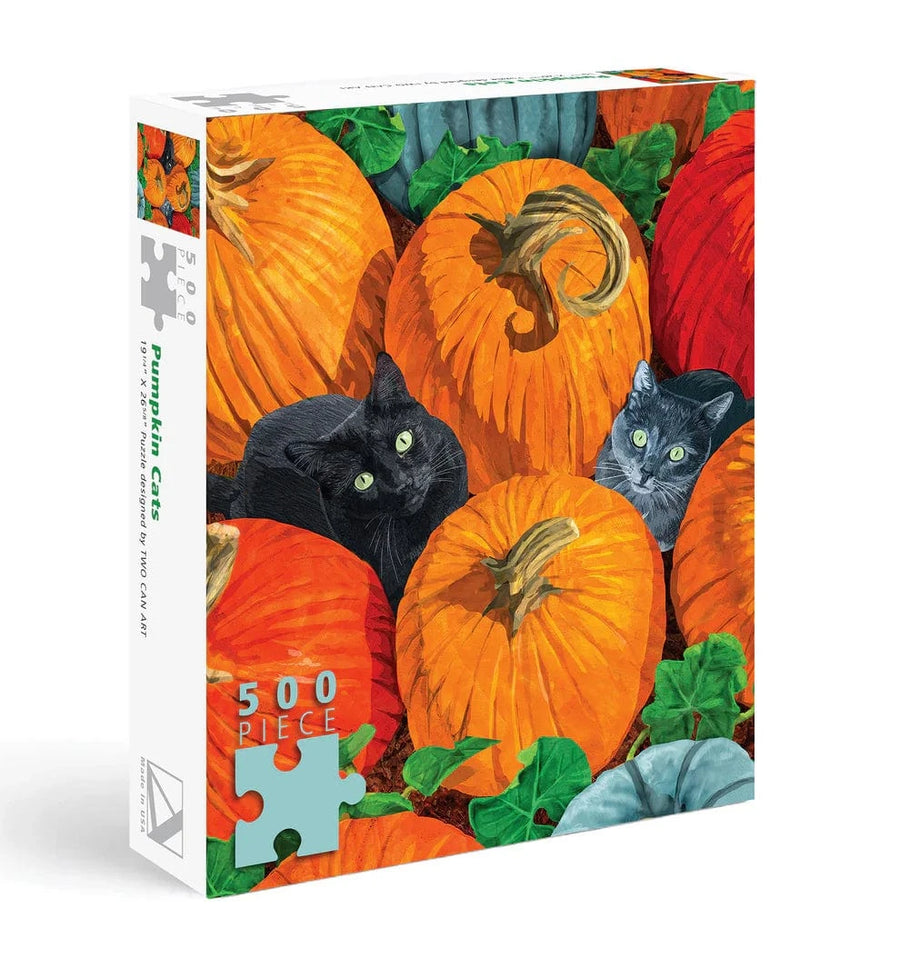 Allport Gifts Pumpkin Cats 500pc Puzzle