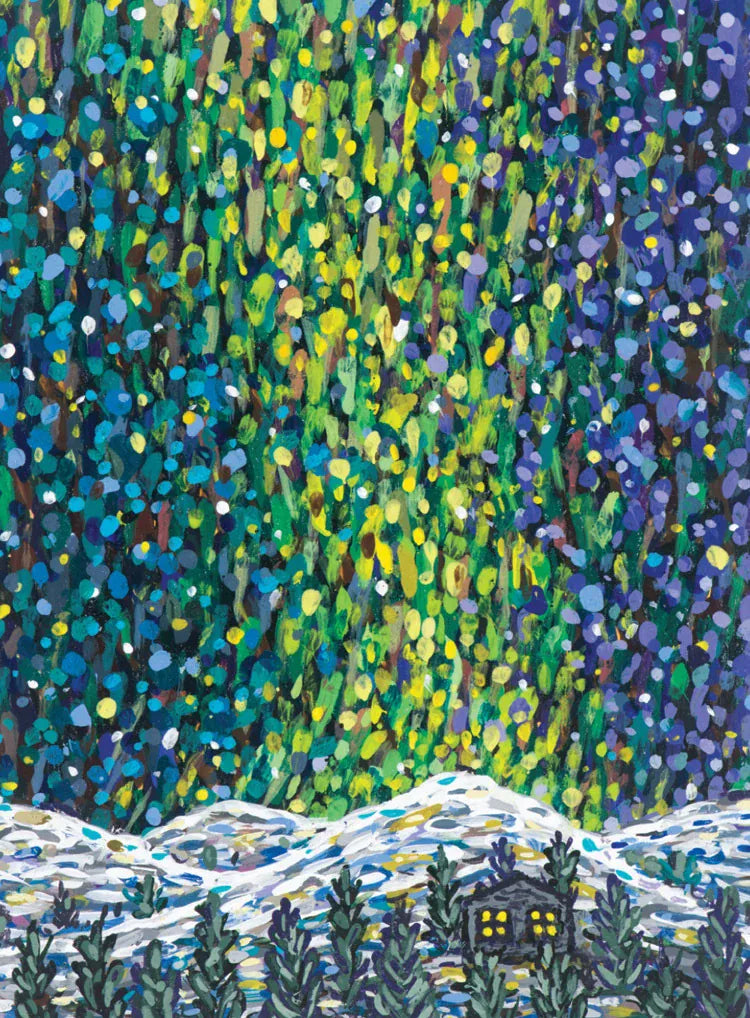 Allport Holiday Aurora Mini Card - Boxed Set of 8