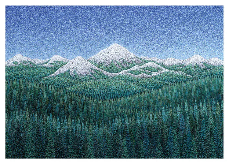 Allport Holiday I Look to the Mountains Boxed Holiday Cards