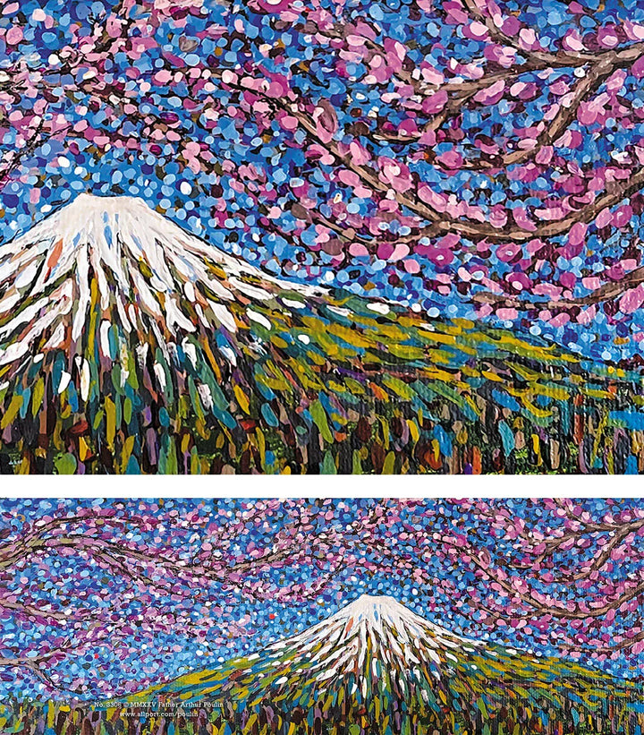 Allport Holiday Mt. Fuji Mini Card - Boxed Set of 8