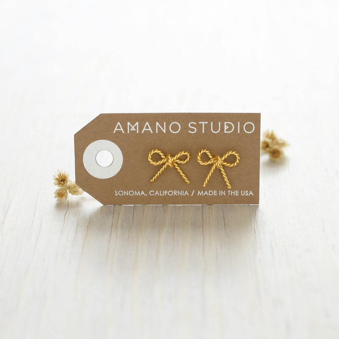 Amano Studio Earrings Bow Stud Earrings