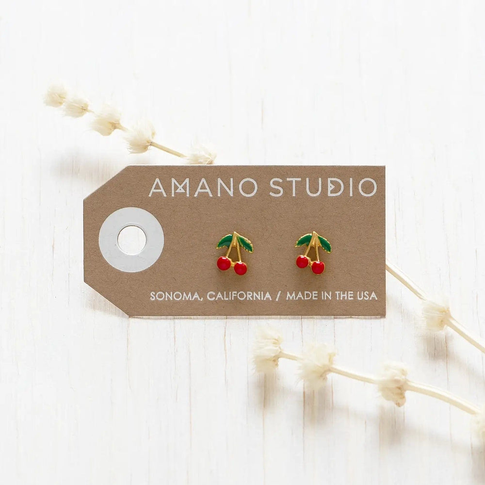Amano Studio Earrings Cherry Stud Earrings