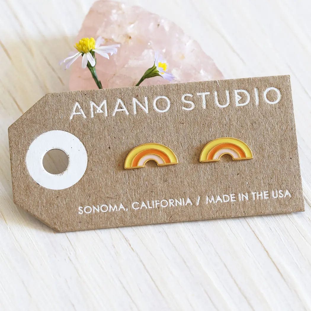 Amano Studio Earrings Rainbow Studs - Retro