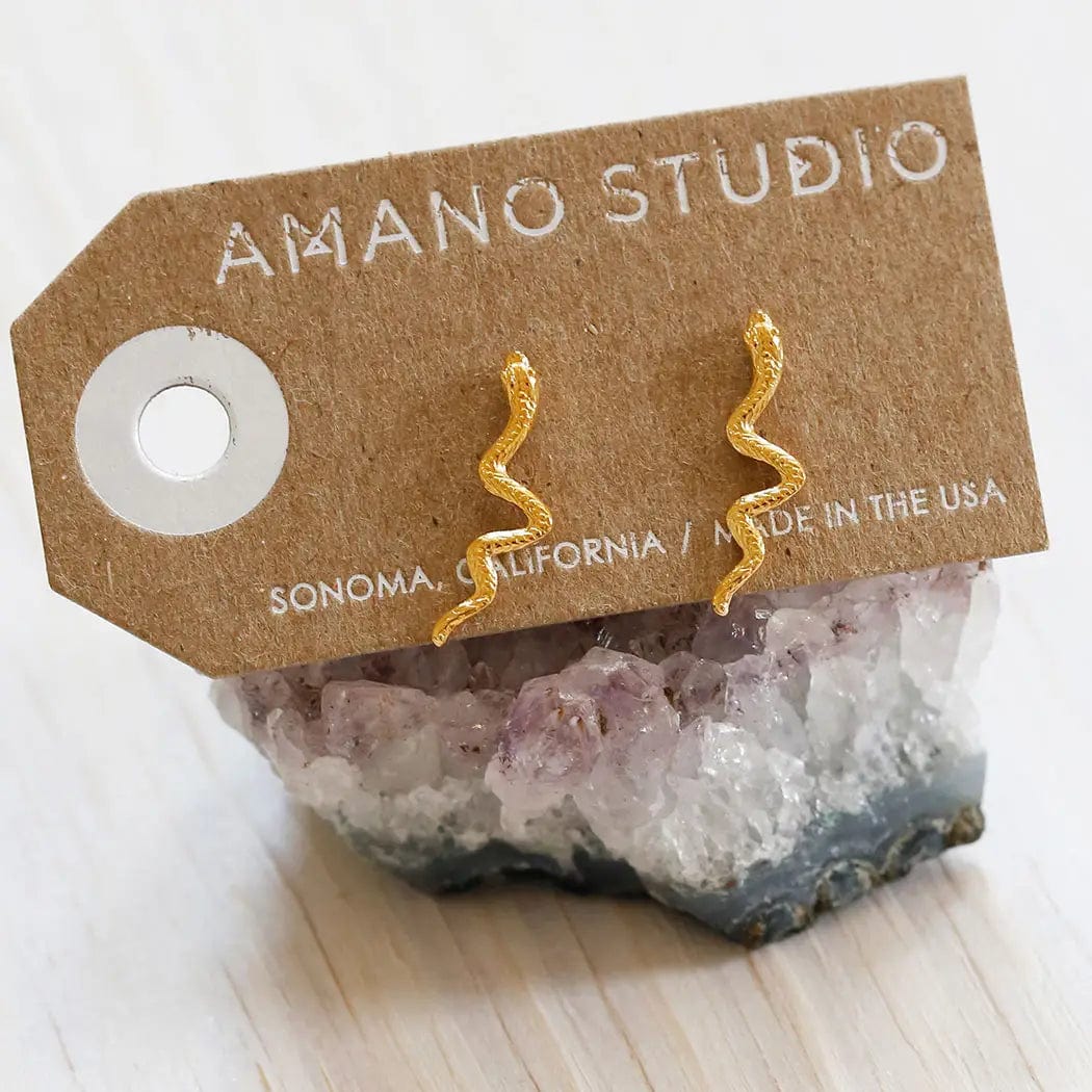 Amano Studio Earrings Serpent Studs