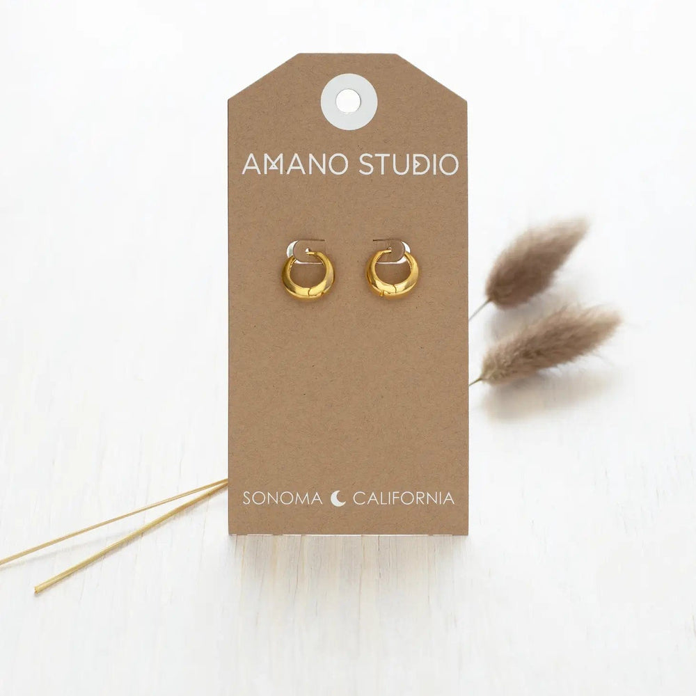 Amano Studio Earrings Sofia Huggie Hoops