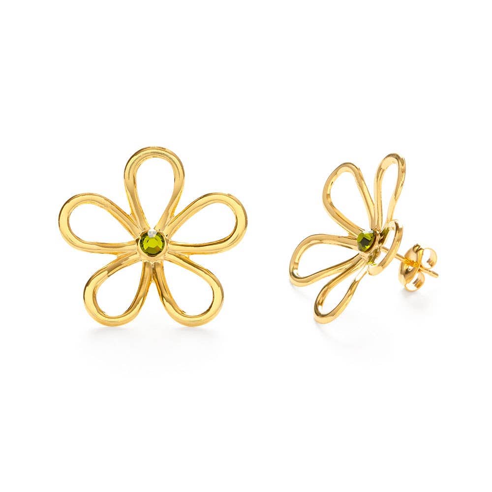 Amano Studio Fashion Daisy Flower Stud Earrings