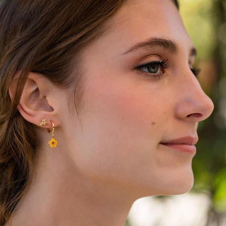 Amano Studio Fashion Honey Bee Studs: Gold Plated