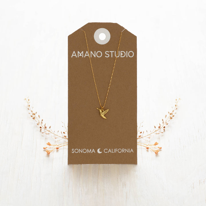 Amano Studio Fashion Hummingbird Necklace