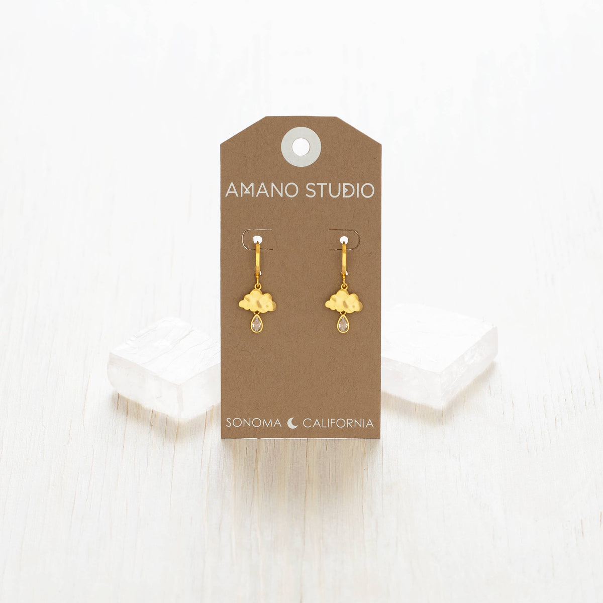 Amano Studio Fashion Raincloud Huggie Hoop Earrings