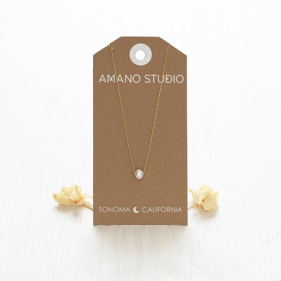 Amano Studio Fashion Single Freshwater Pearl Necklace