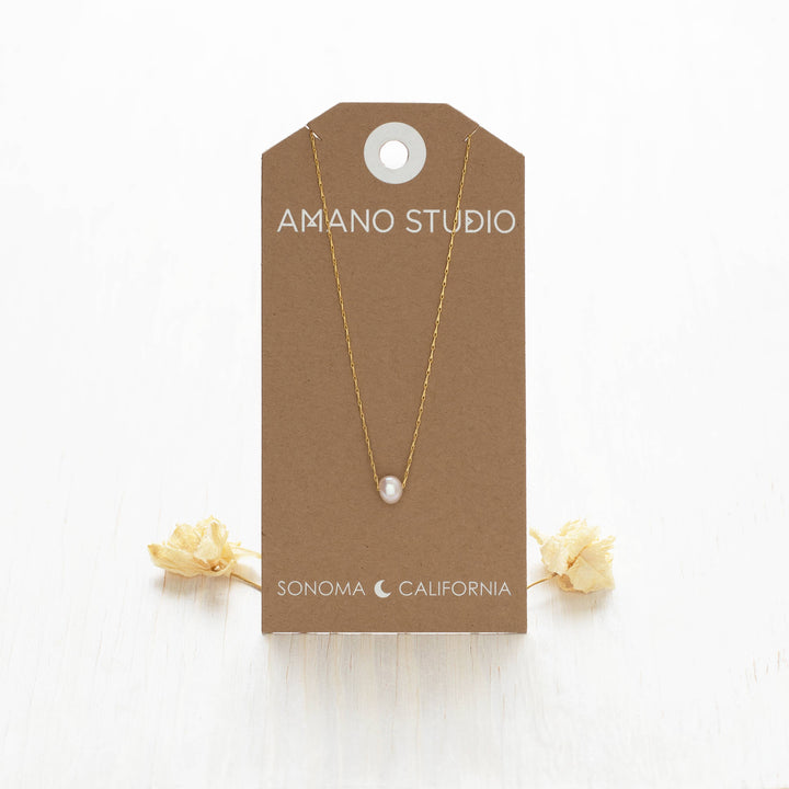 Amano Studio Fashion Single Freshwater Pearl Necklace