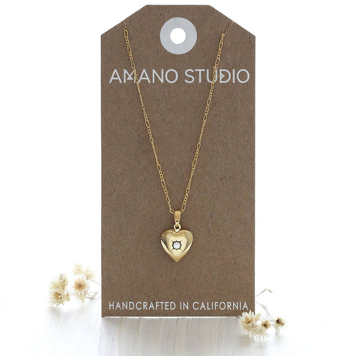 Amano Studio Fashion Small Heart Locket