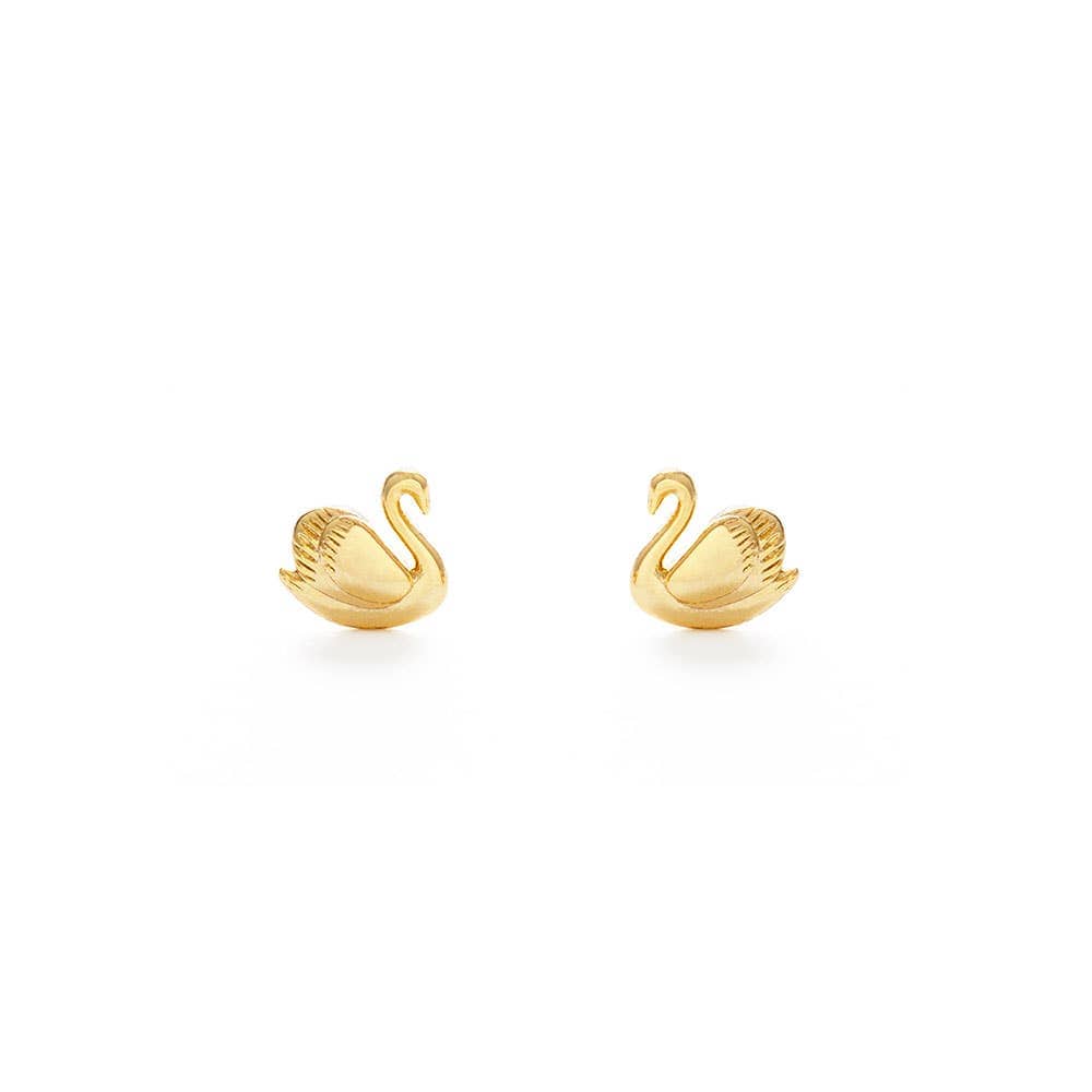 Amano Studio Fashion Swan Stud Earrings