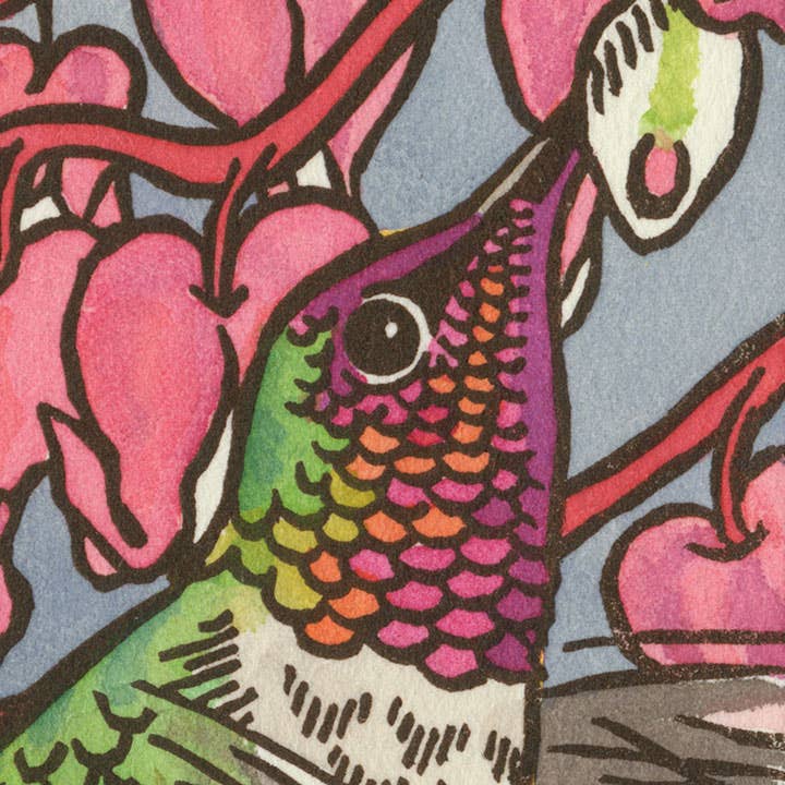 Anagram Press Cards Individual Anna's Hummingbird Card
