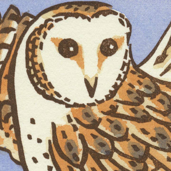 Anagram Press Cards Individual Barn Owl Card