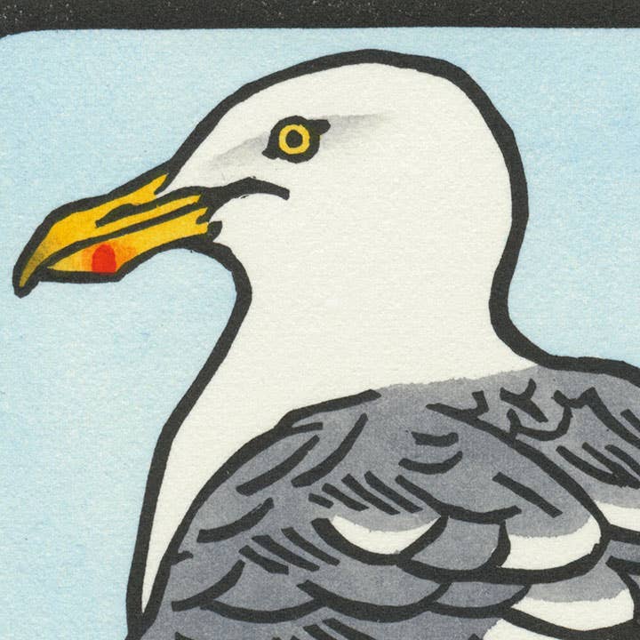 Anagram Press Cards Individual Herring Gull Card