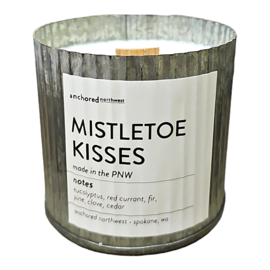 Anchored Northwest Candle Mistletoe Kisses Farmhouse Candle - Christmas