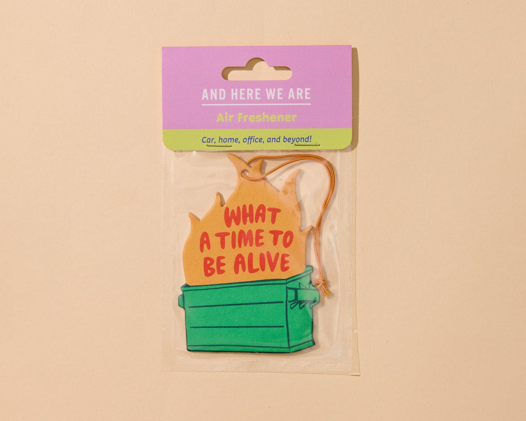And Here We Are Gifts Air Freshener—Dumpster Fire—Cinnamon Candy Scent
