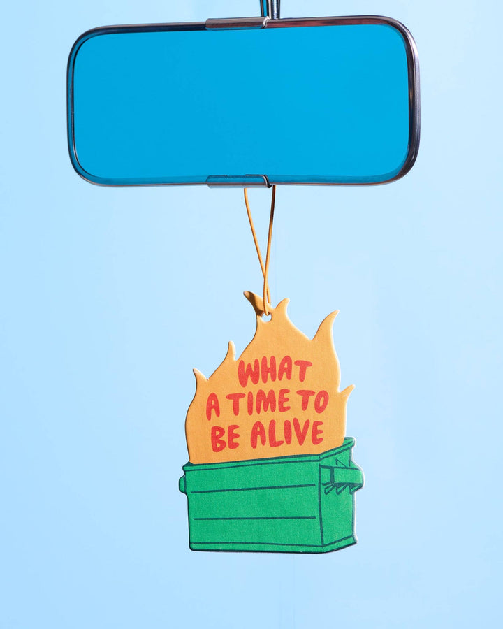And Here We Are Gifts Air Freshener—Dumpster Fire—Cinnamon Candy Scent