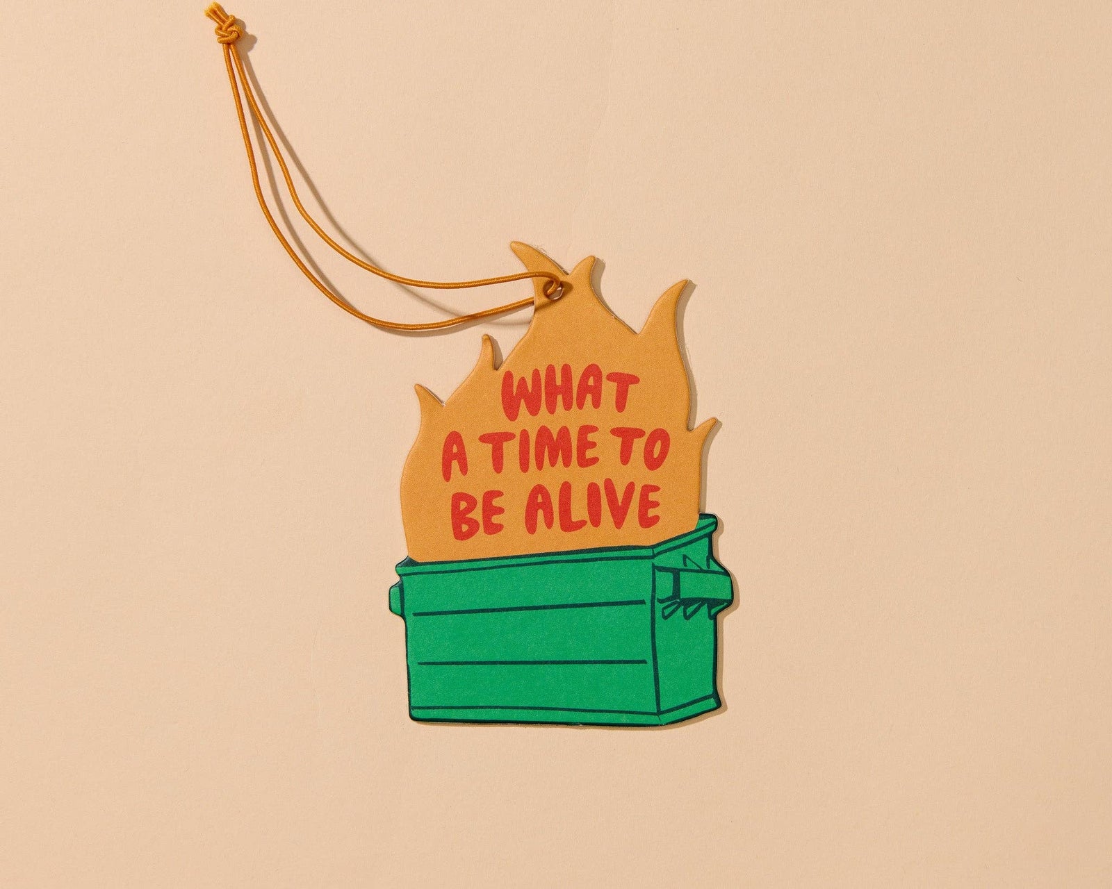 And Here We Are Gifts Air Freshener—Dumpster Fire—Cinnamon Candy Scent