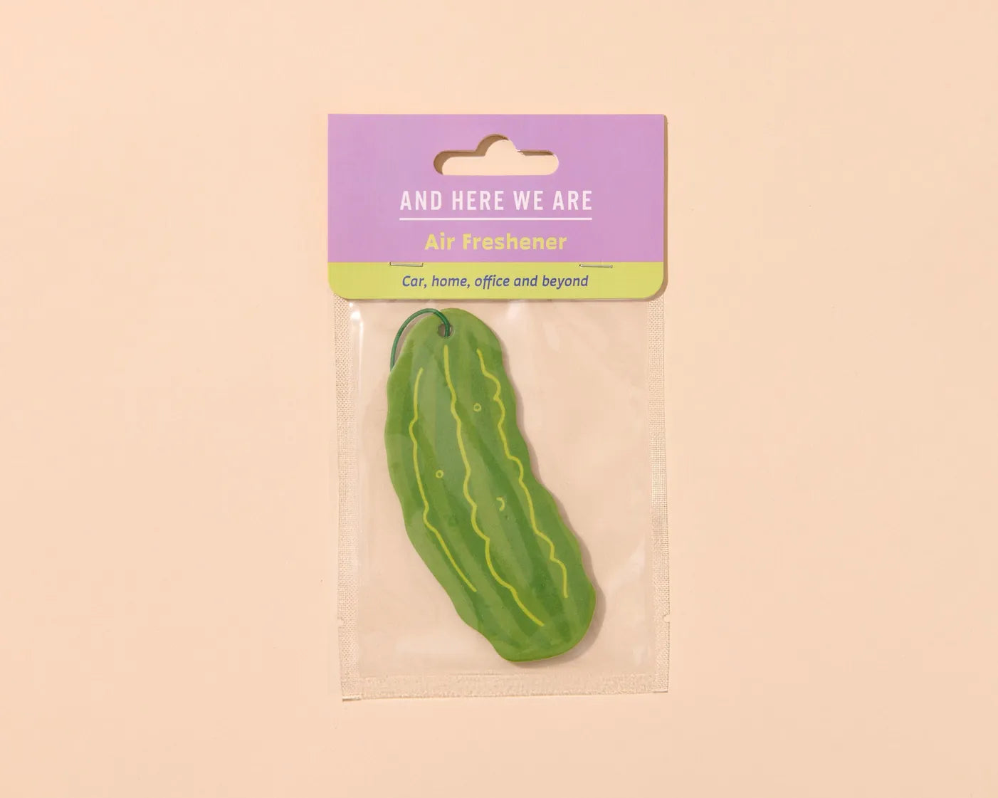 And Here We Are Gifts Air Freshener—Pickle—Cucumber Mint Scent