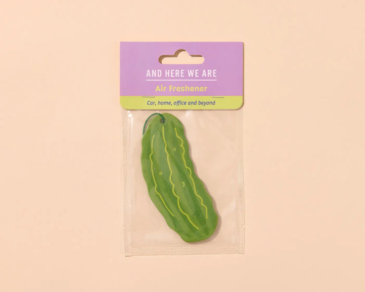 And Here We Are Gifts Air Freshener—Pickle—Cucumber Mint Scent
