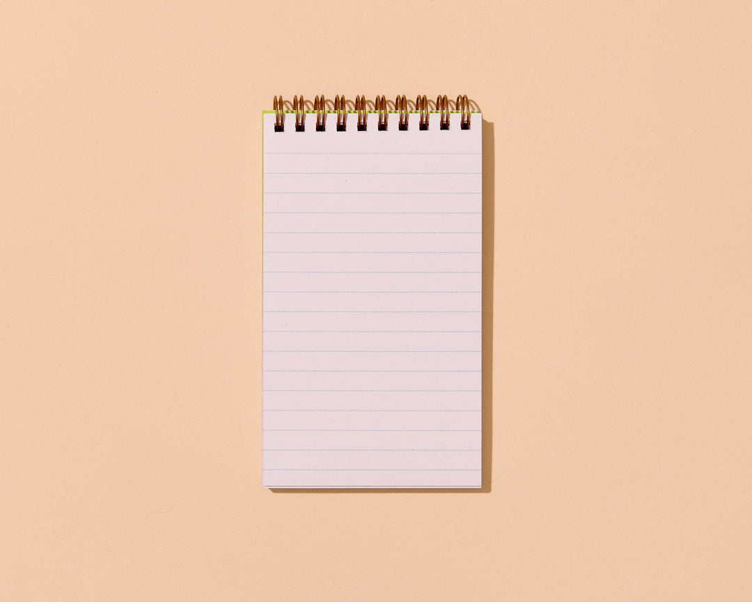 And Here We Are paper Letterpress  Small Spiral Notebook—Sky and Clouds