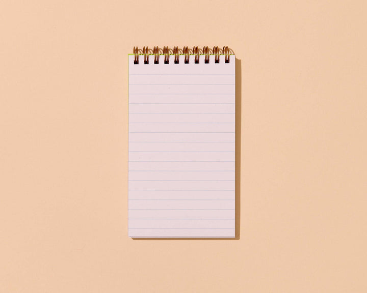 And Here We Are paper Letterpress  Small Spiral Notebook—Sky and Clouds